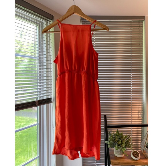 Orange Spaghetti Strap Dress - Picture 5 of 5